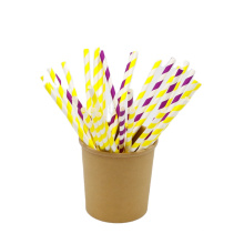 friendly biodegradable drinking straws customized logo disposable paper straws